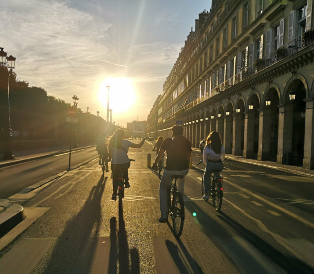 Sunset in Paris